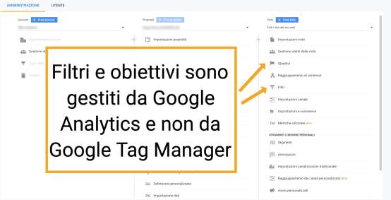 Filtri Google Analytics