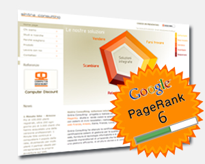 Vola il sito web di Sintra Consulting e su Google raggiunge pagerank 6